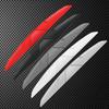 4Pcs Car Door Side Edge Anti-collision Protector Bar Stickers Protection Guards Rear View Mirror Cover Protection