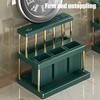 Storage Rack Kitchen Utensils Organizer Multiple Compartments Removable Chopsticks Spoons Kitchen Counter Shelf