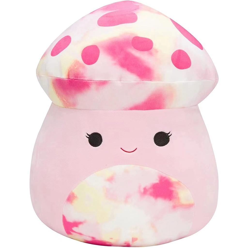 Плюшевая кукла Squishmallows, подушка Санта-Клауса с грибами, плюшевая кукла, Саламандра, Радуга, киви, пустышка для ребенка