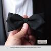 [Y&TAILOR] Галстук-бабочка, Шерсть, Canonico, Сделано в Японии, Формальный, Премиум-класс, Стильный, Подарок, Y&TAILOR (черный)
