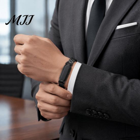 Магнитный Миланский браслет из нержавеющей стали для Fitbit Air Band, Регулируемый сменный ремешок для часов, Персонализированные ремешки, Дышащий, Защита от пота