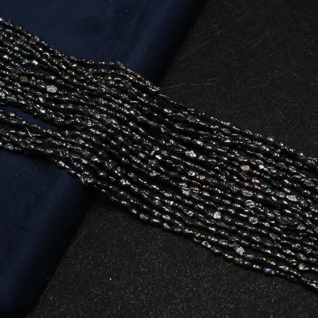 1 нить, барочные натуральные черные жемчужины бусины для изготовления ювелирных изделий своими руками ожерелья браслеты ножные браслеты аксессуары для женщин и мужчин поделки на День святого Валентина 36 см