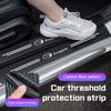 For Trumpchi GAC GS3 GS4 GS5 Coupe GA4 GS8 GM6 GM8 Car Threshold Strip Carbon Fiber Film Door Sill Stickers Auto Accessories