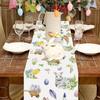 Прямоугольная пасхальная скатерть, длинная пасхальная скатерть для обеденного стола