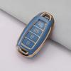 4 Buttons Car Key Case Cover Keychain for Hyundai I30 Ix35 KONA Encino Solaris Azera Grandeur Ig Accent Santa Fe Palisade