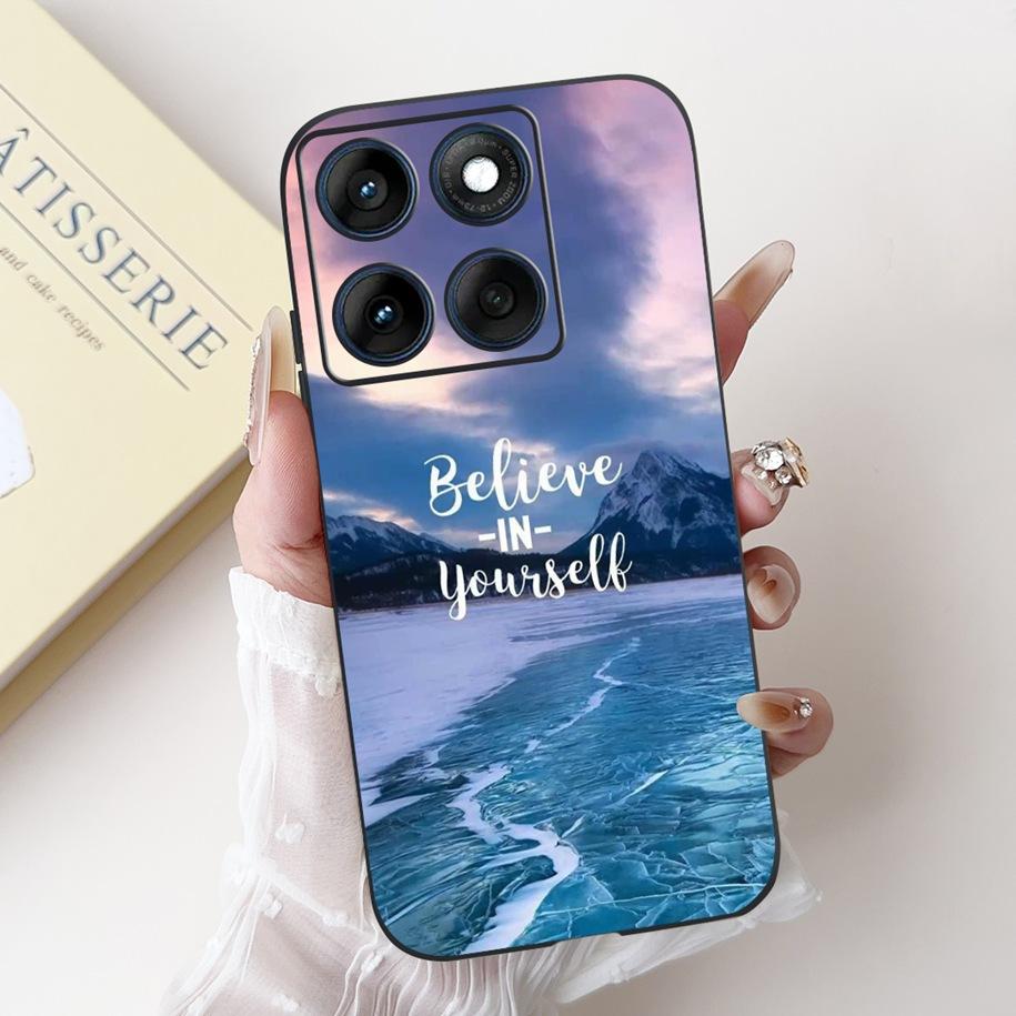 For Motorola Edge 60 Pro Case Moto Edge 60 Fusion Cover New Fashion Flower Soft Silicone Bumper For Moto Edge 60 60s Edge60 Capa