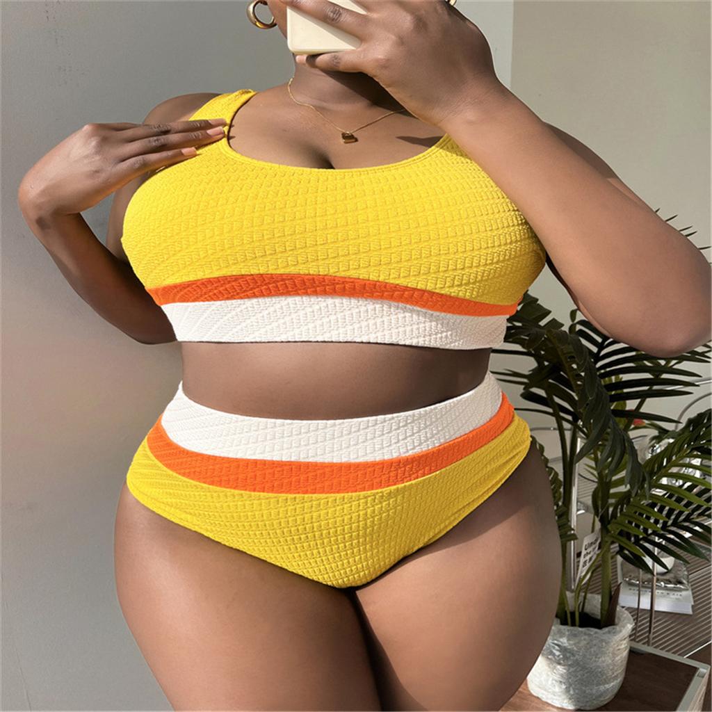 0XL - 4XL Сращивающийся бикини большого размера Купальники больших размеров Женский купальник Женский комплект бикини из двух частей Купальник Купальный костюм