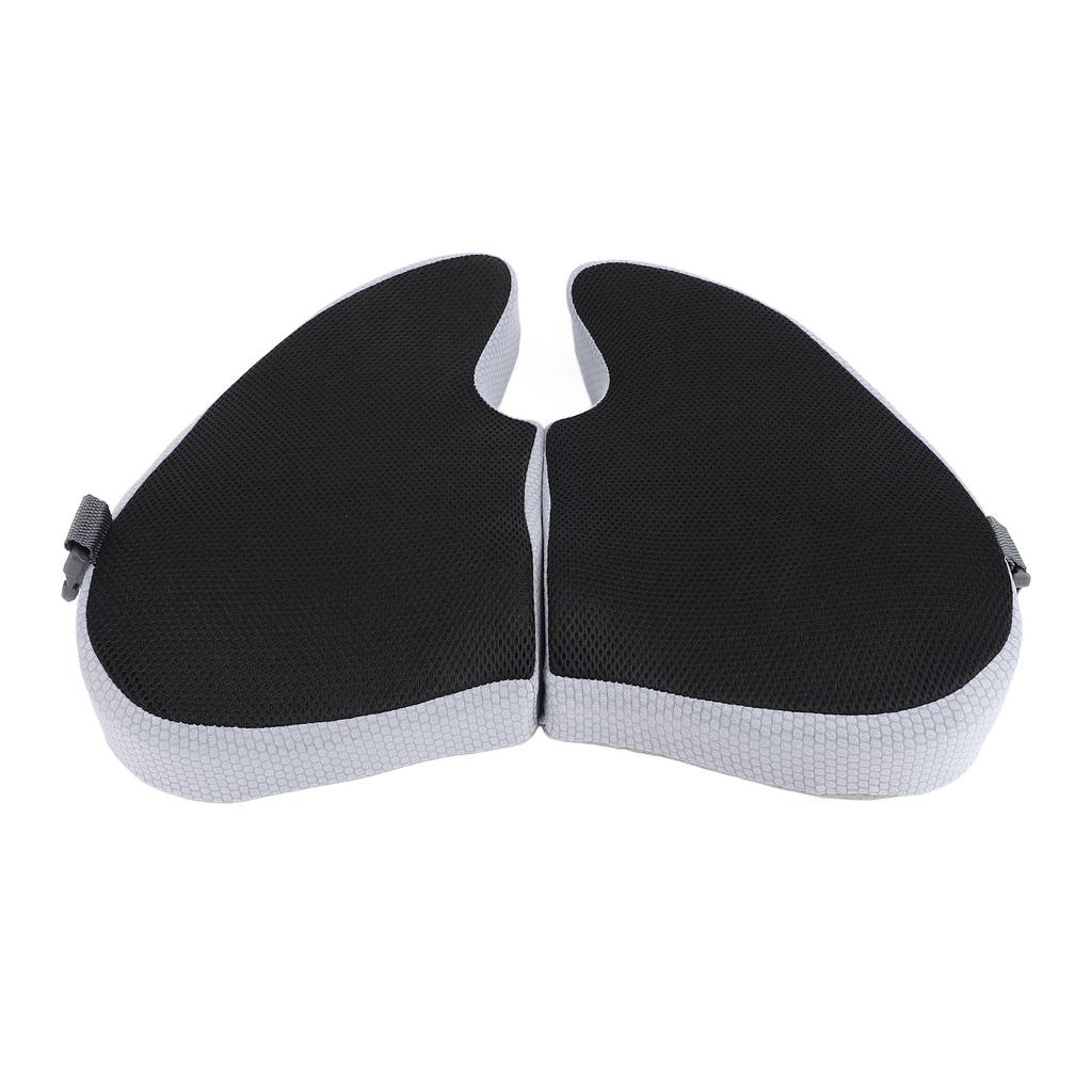 Подушка для сиденья офисного кресла 45x39x8 см, складная, с эффектом памяти, дышащая, с пряжкой-фиксатором