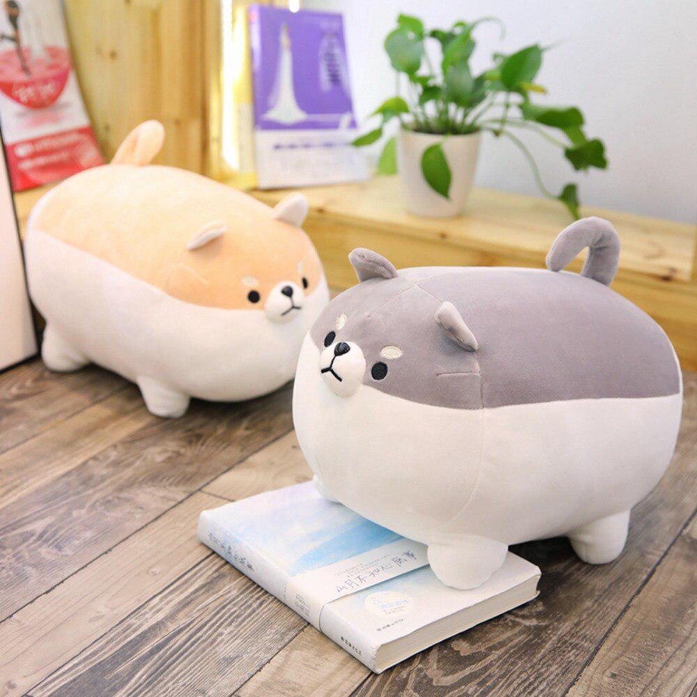 New 40 /50cm Cute Shiba Inu Dog Plush Toy Stuffed Soft Animal Corgi Chai Pillow Christmas Gift For Kids Kawaii Valentine Present