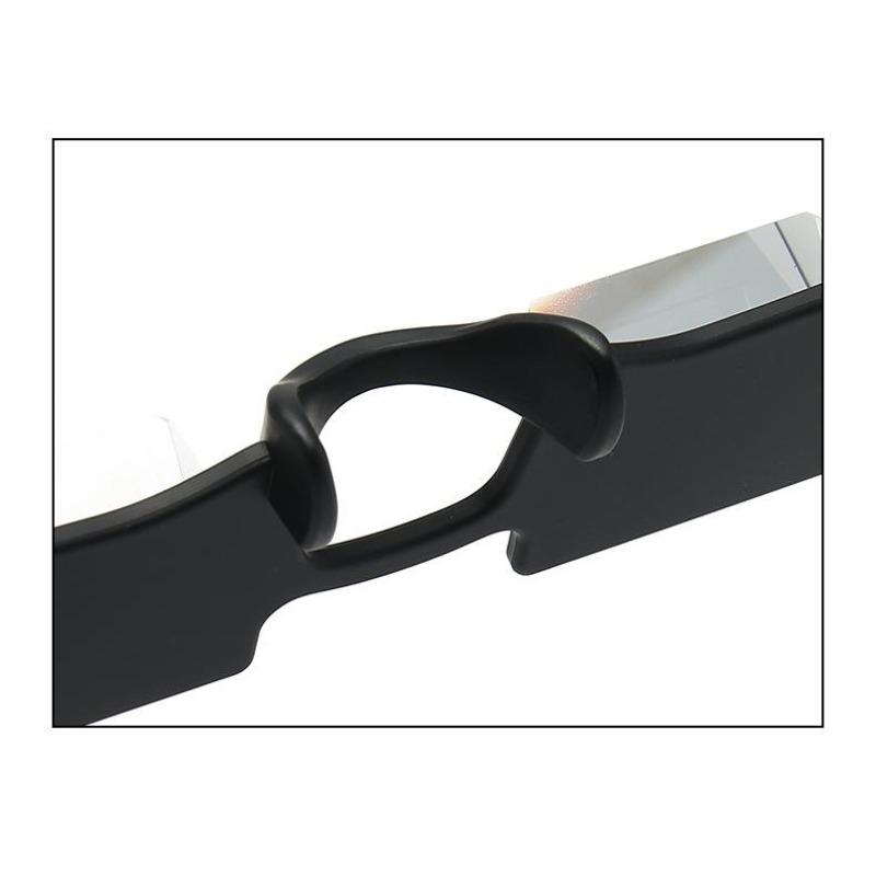 HD Lazy Refraction Glasses, Horizontal View Lie Down Eyeglasses, Outdoor Functional Safety Spectacles for Climbing Mountaineering