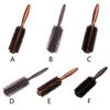 6 Types Straight Twill Hair Comb Natural Boar Bristle Rolling Brush Round Barrel Blowing Curling Diy Hairdressing Styling Tool