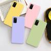 Жидкий мягкий силиконовый TPU чехол для Samsung Galaxy S20 S21 S22 S23 Plus Note 20 Ultra S21 FE 5G Задняя крышка Чехлы