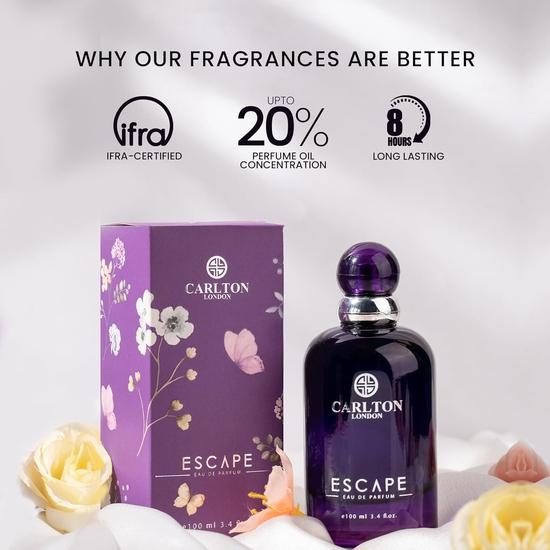 Carlton London Escape Perfume Liquid 100 мл | Парфюмированная вода для женщин | Премиальный стойкий роскошный аромат | Роскошный подарок для девушки, жены, мамы
