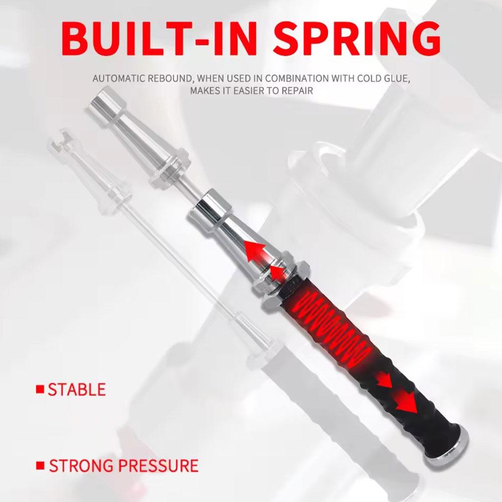 26-42СМ Телескопический Маленький Обратный Молоток Инструмент для Ремонта Вмятин Автомобиля Скользящий Молоток Мини Противоскользящий Молоток для Удаления Града Инструмент для Ремонта Пружинный Съемник