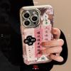 Pink Prosperity Couplet for Apple 16 Phone Case 17 Promax Lens Film for IPhone 14 Chinese Style 12 Hard