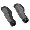 Bike Handle Handlebar Grips Mountain Bike Replacement Handlebar Grip with End Caps for Replacement RepairBlack and Grey