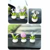 Simulation Flower Pot Car Decoration Hyacinth Center Console Ornament Car Interior Accessor  Car