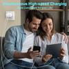 20 Вт НОВОЕ быстрое зарядное устройство с двумя портами USB C и 3,3-футовым/1-метровым 2-контактным кабелем PD белого/черного цвета для быстрой зарядки iPhone 14 13 12 11 X 8 7 iPad 9