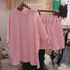 2025 Korean Style Summer Casual Women's Two-piece: Loose T-shirt & Wide-leg Shorts