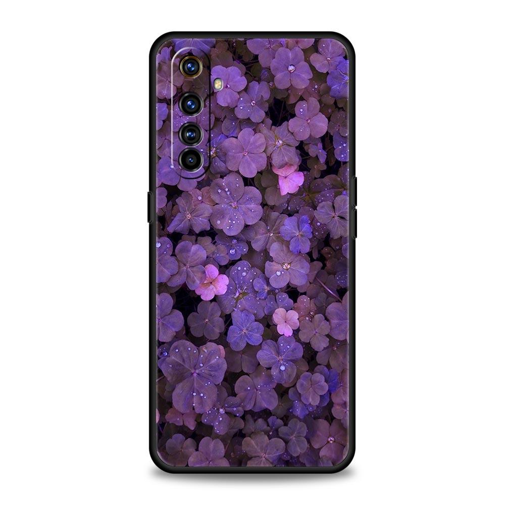Цветок 12 Чехол для телефона для Realme 12 11 10 9 8 5G 7 6 GT5 GT3 GT2 Pro Plus C21 C11 C25 C35 GT Neo 2 3 3T 5 Мягкий чехол