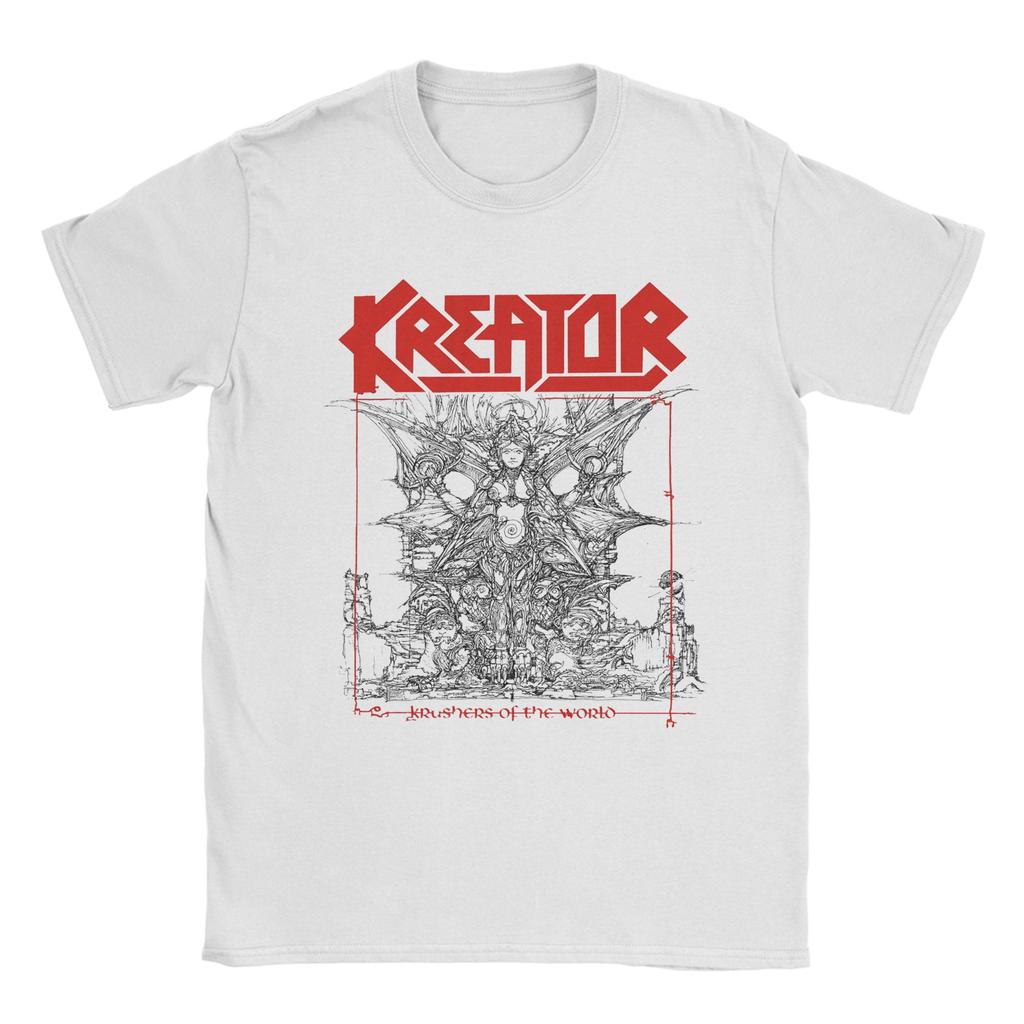 Kreator 2026 tour Одежда Унисекс Футболка 100% Хлопок Футболка Новое Поступление Футболка Одежда