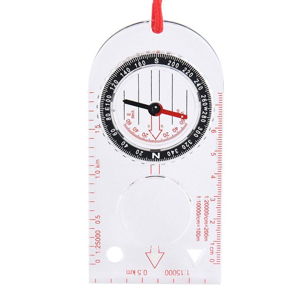 Acrylic Orienteering Navigation Transparent Baseplate Compass High Quality Camping Maps Outdoor