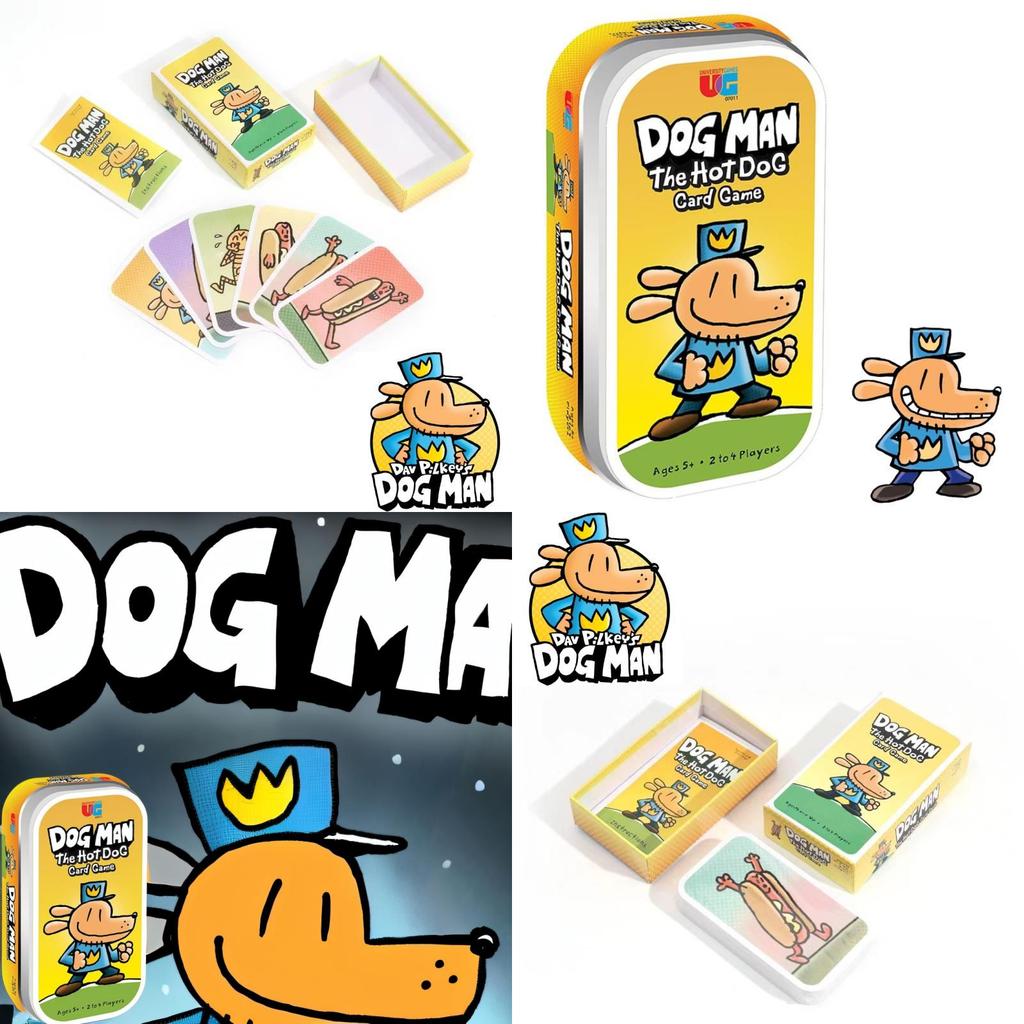 Dog Man Detective Dog Fun Party Game Card Deck For Interactive Family Entertainment
