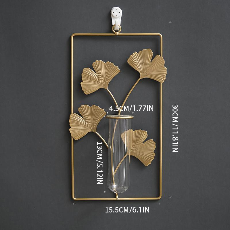 Художественный фон Ремесла Стена Сухие цветы Украшения Железные настенные вазы