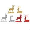 Фигурки северных оленей Поделки с оленями Декоративный забавный праздничный декор Смола Орнамент Статуэтка