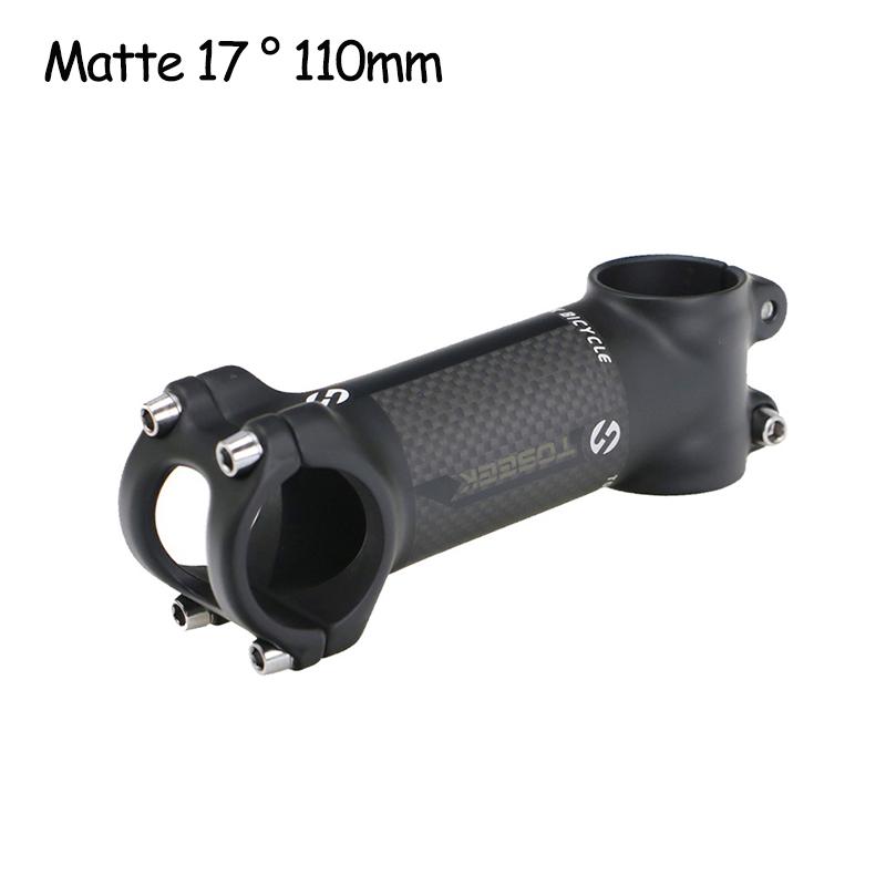 Вынос руля велосипеда TOSEEK Карбон Алюминий Дорожный МТБ Велосипедный вынос Сверхлегкий 31,8 МТБ Вынос 6/17 градусов Велосипедный стол Велосипедная деталь