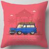 Outdoor Camping Scenery Doublesided Printed pillow cover Short plush Suitable living rooms bedrooms sofas throw cushion cover
