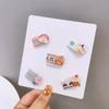 5pcs/set Mini Baby Hair Clip Cute Cartoon Floral Fruit Hairpin for Toddler Girls Small Kawaii Bang Side Clip Hair Accessories