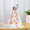 Yousheng Cat Weaning Suit Printing Four-legged Polyester Anti Licking Postpartum Cloth for Pet