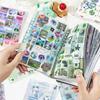 Мечтаешь о ретро-стиле? Книга наклеек, 30 страниц, японские ретро-наклейки в стиле Dreamcore с матовым глиттером, A