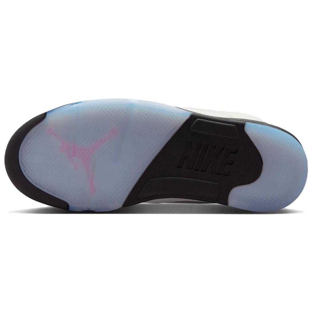 Мужские кроссовки Air Jordan 5 Retro Medium Soft Pink Белый Черный HQ7978-102