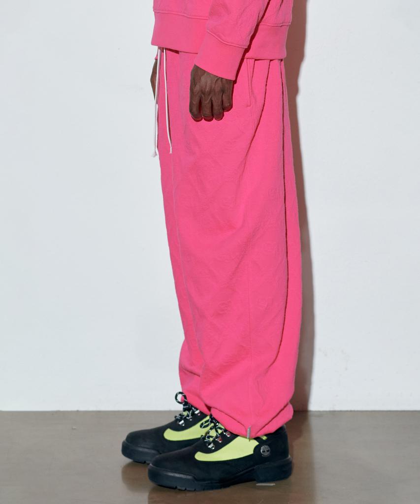 SCULPTOR Jacquard Flower Jogger Pants Acid Pink