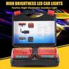 Car LED Tail Lights Wireless Magnetic Trailer Taillight Kit with Lasting Battery Fast Charging Weatherproof Vehicle Lights for Trucks Boats RVs