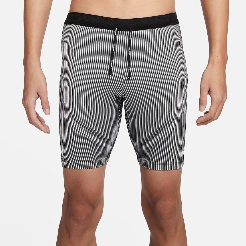 Nike Dri-FIT ADV All-Over Print средней посадки прямые компрессионные спортивные шорты мужские шорты черные FN3370-013