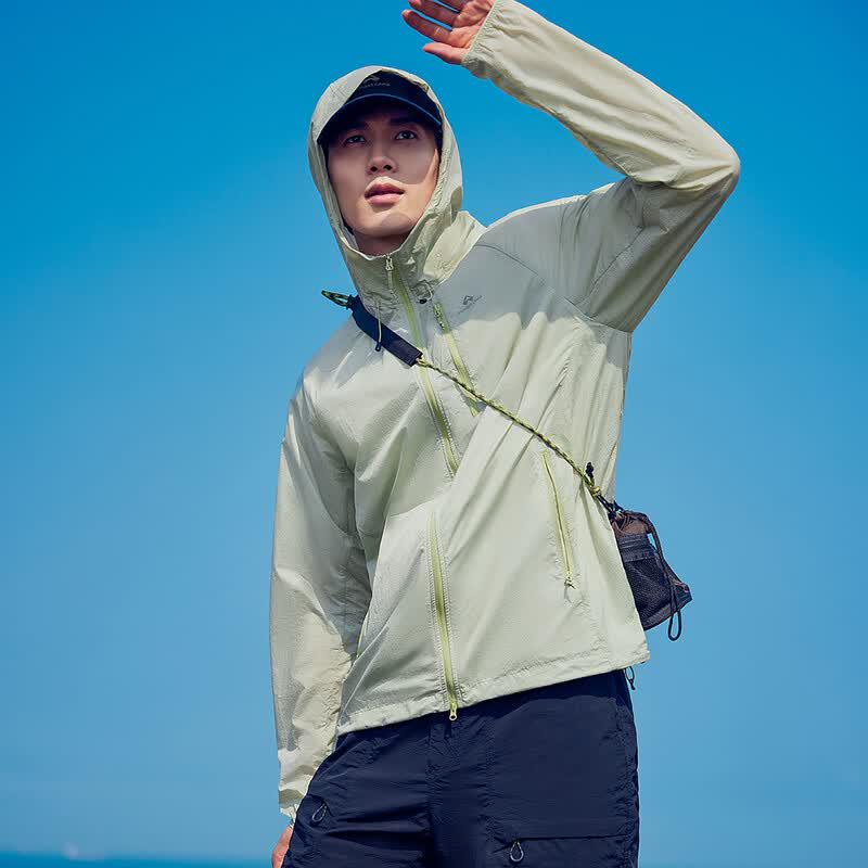 Men's Lightweight Hooded UV Protection Sun Jacket