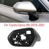 For Toyota Camry V70 8th 2018- Car Wing Door Side Exterior Rearview Mirror Frame Case Trim Housing
