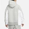 Nike Logo Print Spliced Color-Block Sports Hoodie Men Hoodie Grey CZ4695-063