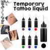 Yousheng 10ml Waterproof Tattoo Liquid Easily Apply Natural Extract Long Lasting DIY Semi-Permanent Tattoo Juice for Adult