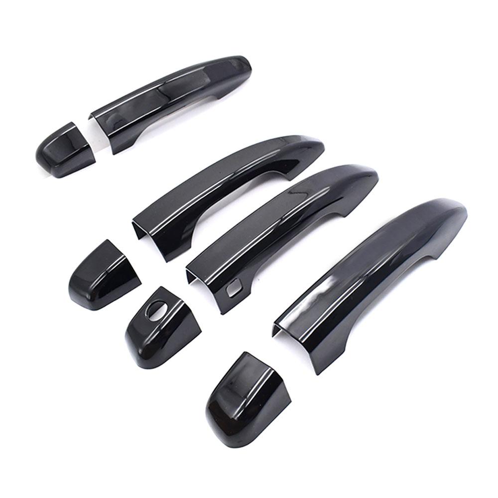 8Pcs Car Side Door Handle Covers Trim For Honda Accord 2018 2019 2020 2021 Auto Exterior Gloss Black Decoration Styling Parts