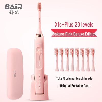 Звуковая электрическая зубная щетка BAIR X1s+Plus для взрослых, китайская вилка (адаптер в комплекте)