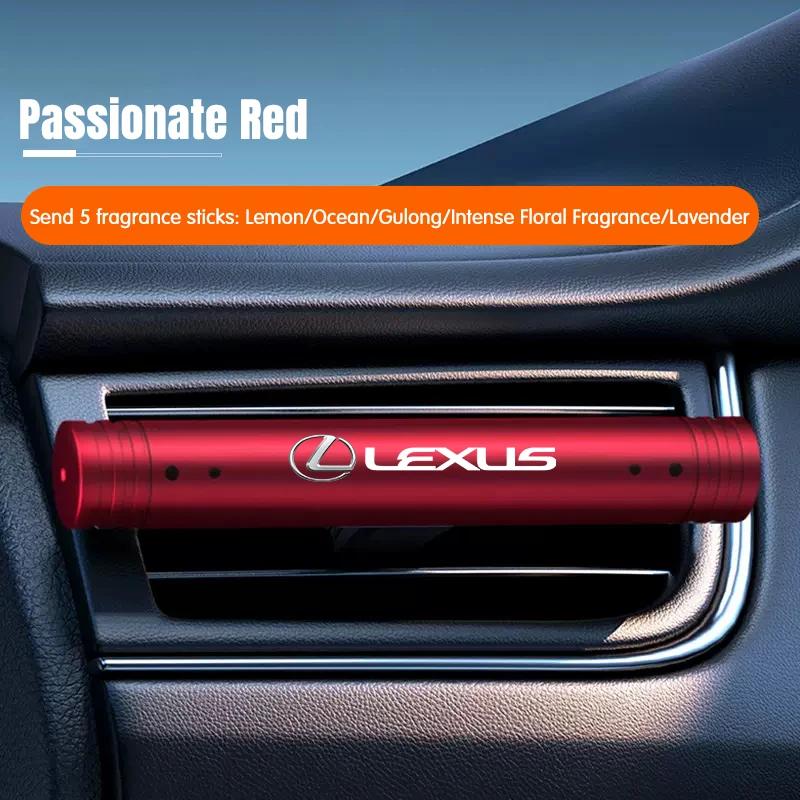 Car logo Scented Stick Perfume Fragrance Decoration for Lexus CT200h F sport ES LS IS GS LC RC RX UX NX LX GX Car Accessories