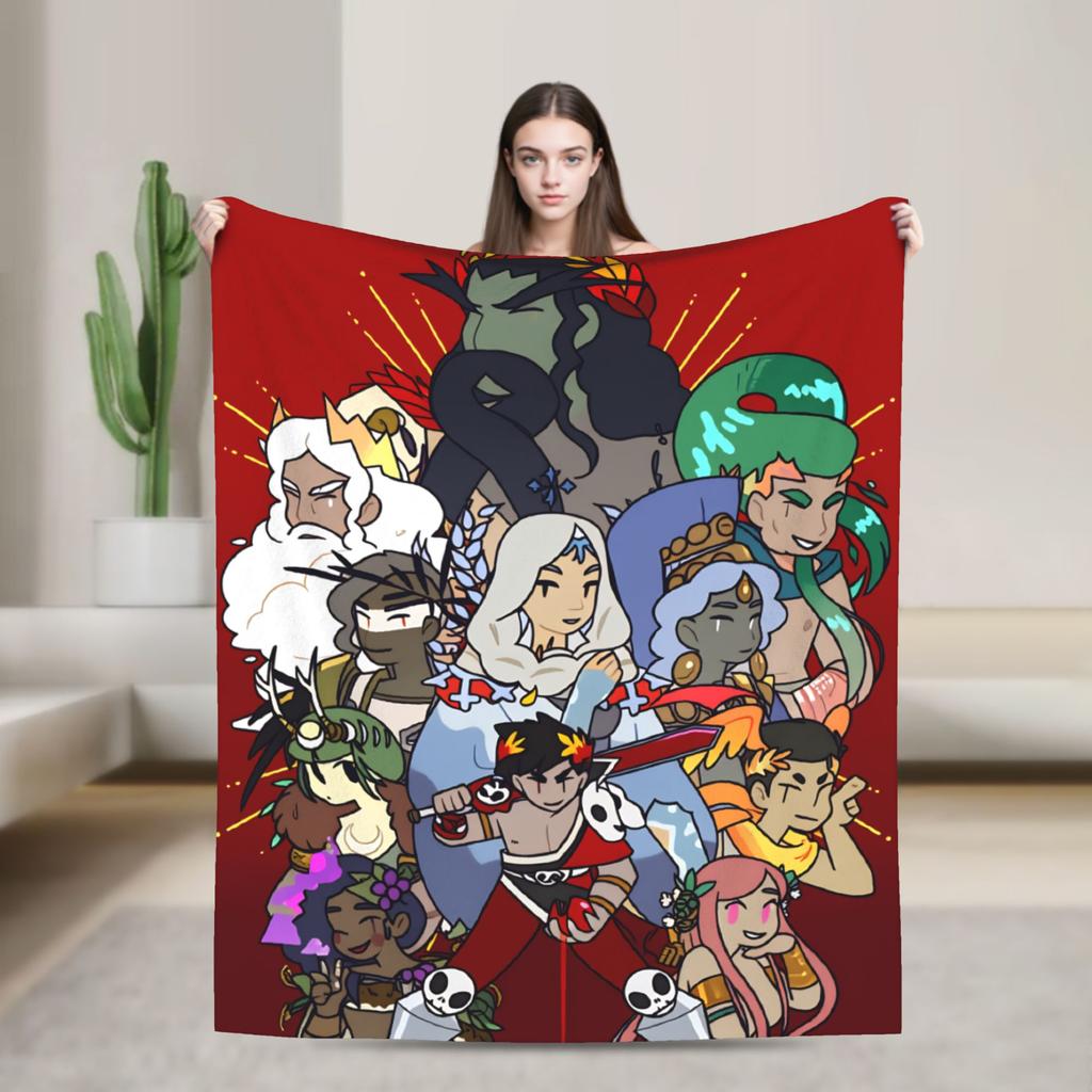 Hades Zagreus Soft Warm Blanket  Travel Office Plush Throw Blanket Funny Living Room Flannel Bedspread Sofa Bed Cover