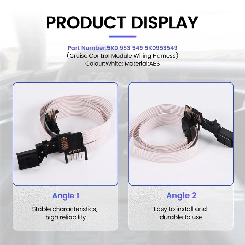 Car Auto OE# 5K0953549 For Golf Jetta Touran Skoda Yedi 5K0 953 549 Cruise Control Module Wiring Harness with Plug