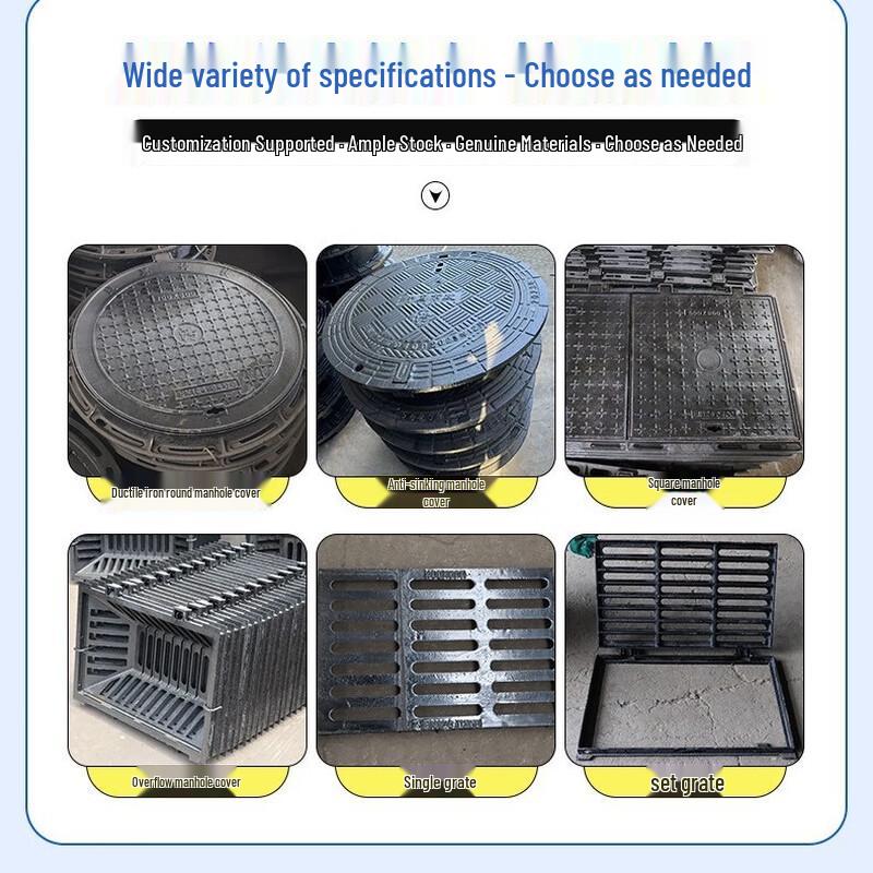 Heavy-Duty Cast Iron Manhole Cover