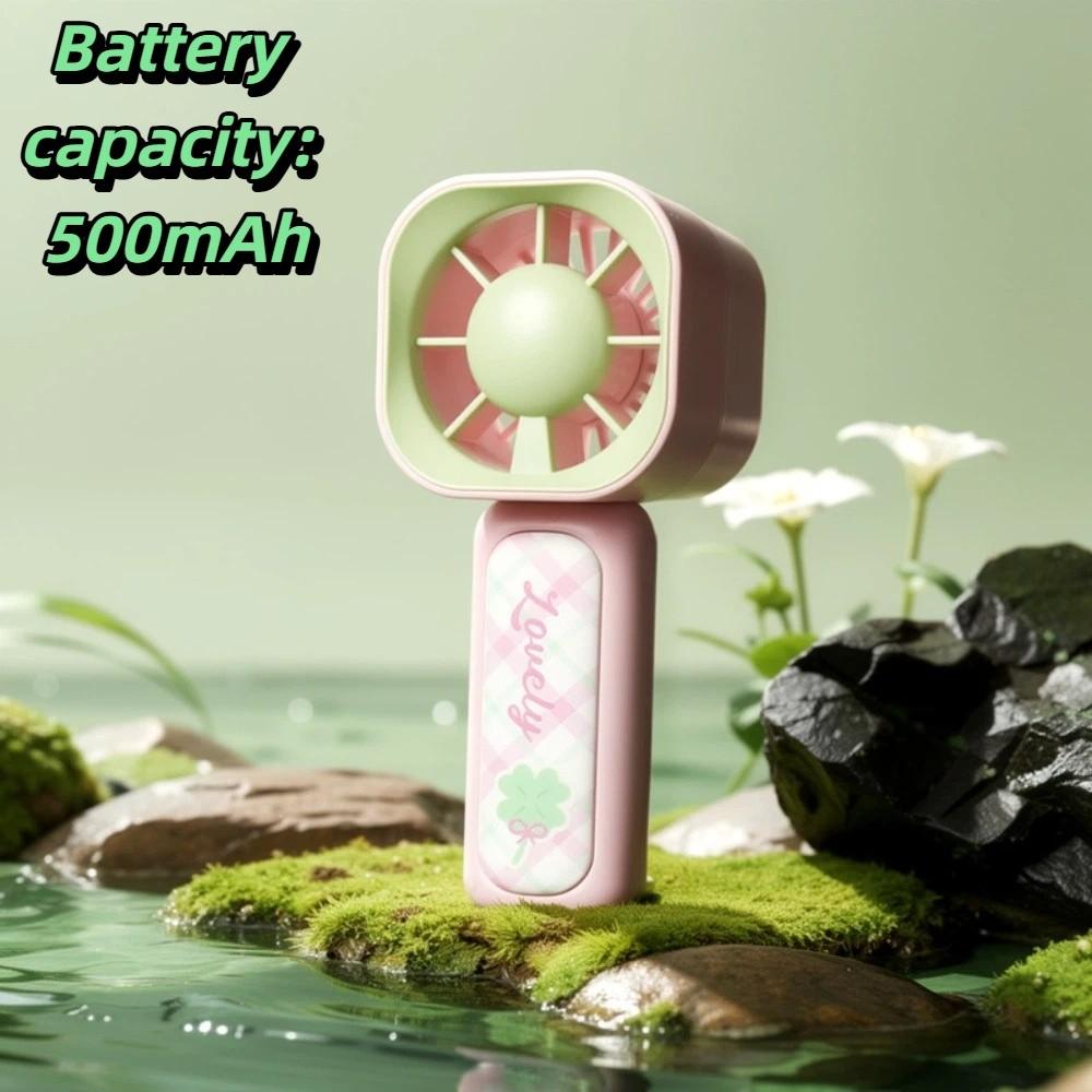 Quiet Operation Handheld Mini Fan Lightweight Design USB Rechargeable Fan Desktop Use