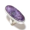 Natural Lepidolite Gemstone Handmade 925 Sterling Silver Jewelry Ring S.7 U8h44